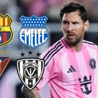 ¡Messi en Ecuador! Confirman los dos clubes que jugarían con el Inter de Miami
