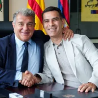 Joan Laporta llena de elogios a Rafa Márquez: \'Ha hecho muy buena temporada\'