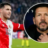 Cholo Simeone y los elogios esperados para Santiago Giménez