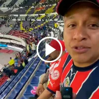 'Les ganamos en su casa': afición de Chivas se va contenta del Azteca tras vencer al América