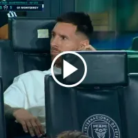 Así reaccionó Lionel Messi al gol de Maxi Meza en el Inter Miami vs. Rayados por Concachampions