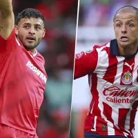Aficionados de la Liga MX eligen a Alexis Vega sobre Chicharito en la previa de Toluca-Chivas