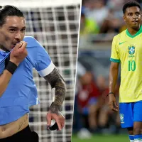 Las alineaciones de Uruguay vs. Brasil por la Copa América 2024