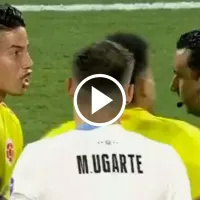 El fuerte insulto de James Rodríguez al árbitro César Ramos durante el Colombia vs. Uruguay
