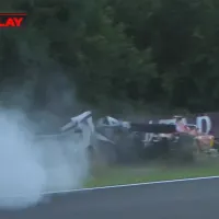 ¡Bandera roja! Leclerc se despide de la P2 tras un fuerte accidente