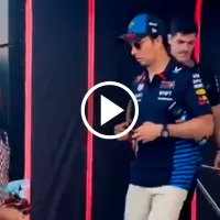 El lindo gesto de Checo Pérez con un fan mexicano antes del Gran Premio de Bélgica