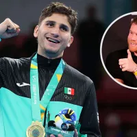¡Lo tomó por sorpresa! Canelo Álvarez 'motiva' a Marco Verde antes de la semifinal de boxeo en París 2024