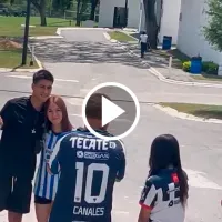 VIDEO: Maxi Meza se despidió de la afición de Rayados con un cariñoso momento