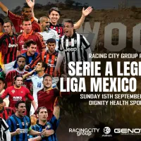 ¡Las Leyendas de la Liga MX vs. las Leyendas de Italia en un partido espectacular!