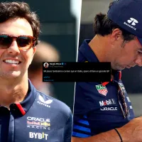 El posteo de Checo Pérez en redes sociales antes del GP de Italia: \&#039;Espero...\&#039;