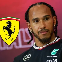 Lewis Hamilton, todavía en Mercedes, manda un guiño a Ferrari en el GP de Italia