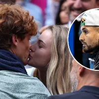 ¿Triángulo amoroso con otro tenista? La historia detrás del beso entre Jannik Sinner y Anna Kalinskaya tras el US Open 2024