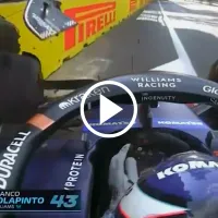 VIDEO: Franco Colapinto se estrelló en la FP1 de Bakú