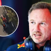 ¿Checo o Sainz? Jefe de Red Bull señala al responsable del choque en Bakú