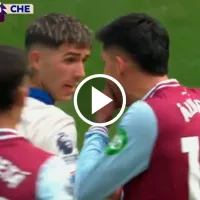 Edson Álvarez se cruzó con Enzo Fernández en la derrota de West Ham