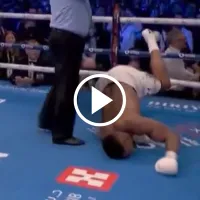 ¡Nunca visto! Anthony Joshua quedó cabeza para abajo en Wembley después de ser noqueado por Daniel Dubois