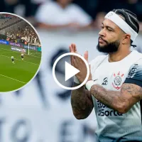 ¡Para esto vino! Asistencia de 'crack' de Memphis Depay en la goleada copera de Corinthians