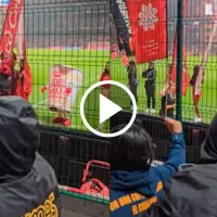 ¿Les mostró los dientes? Botarga del Toluca hace enloquecer al público de Pumas