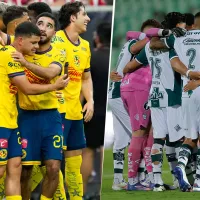 Las alineaciones del juego entre América y Santos Laguna