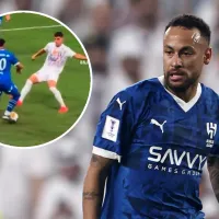 La jugada viral de Neymar con la que humilló a un argentino en su regreso a las canchas con Al-Hilal