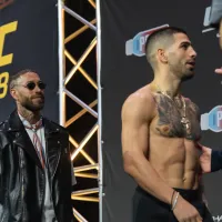 Junto con Sergio Ramos, Ilia Topuria tuvo un último cara a cara con Max Holloway antes de UFC 308