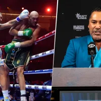 La predicción de Óscar de la Hoya para la pelea Tyson Fury vs. Oleksandr Usyk