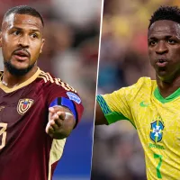 Las alineaciones confirmadas de Venezuela vs. Brasil por las Eliminatorias Conmebol