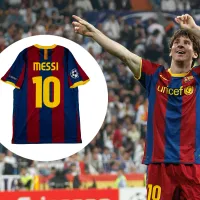 Cifra millonaria: se subastó la camiseta del doblete de Lionel Messi a Real Madrid por Champions League