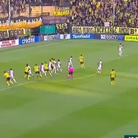 ¡Sonríe Toluca! Leo Fernández marcó un golazo de tiro libre para Peñarol y le da el título de campeón