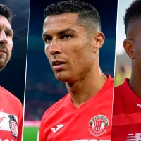 ¡De locos! Messi, Cristiano, Vinicius Jr y otras figuras mundiales con la camiseta de Toluca