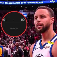 La reacción de Stephen Curry al ver que Warriors quedó eliminado por un punto de la Copa NBA