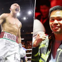 Manny Pacquiao, el "Devorador de Mexicanos", bendijo a un peleador de Pitbull Cruz vs. Ángel Fierro