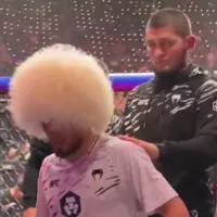 La noche aparte de Khabib Nurmagomedov en UFC 311 metido en las peleas de Umar e Islam Makhachev