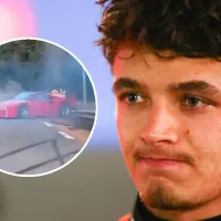 Reportan accidente de la Ferrari de Lando Norris en una carretera de Mónaco