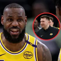 A LeBron James le leyeron los labios y se reveló qué le dijo a Luka Doncic en la jugada de 2 millones de vistas
