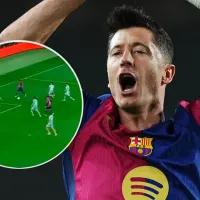 El gol de Robert Lewandowski para Barcelona 4-2 Atlético Madrid: ¡JUGADÓN de Lamine Yamal!