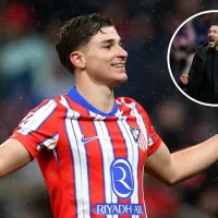 La reacción de Diego Simeone al golazo de Julián Álvarez ante Real Madrid en Champions League