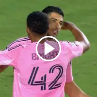 ¡El ‘Pistolero’ está! Golazo de Luis Suárez para el 2-0 de Inter Miami ante Cavalier