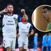 La reacción de Cristiano Ronaldo al festejo de Sergio Ramos tras su gol ante Cruz Azul