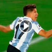 ¡El heredero! El gol de Giuliano Simeone para el 4-1 de Argentina ante Brasil