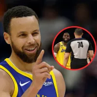 A LeBron no le va a gustar: Stephen Curry les puso presión a los árbitros para el partido vs. Lakers