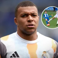 ¡Qué error! La patada de Kylian Mbappé por la que fue expulsado con Real Madrid ante Alavés