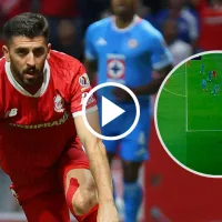 ¿Habilitado? El gol anulado a Paulinho en Toluca – Cruz Azul que le puede costar el título de goleo