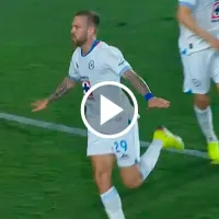 ¡Rompió el cero! El gol de Carlos Rotondi para el 1-0 de Cruz Azul ante Tigres UANL