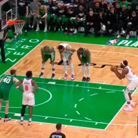 Tiene más de 1 millón de reproducciones: Knicks – Celtics dejó “el peor tiro libre de la historia” de la NBA