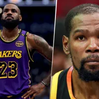 Mientras LeBron James tiene una fortuna de 1,8 billones, la que acumuló Kevin Durant