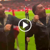 Eufórico: Antonio Mohamed celebró con todo la clasificación de Toluca ante Rayados