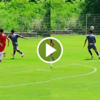 ¡Qué definición! El golazo de Roberto de la Rosa en el amistoso entre Rayados y Xolos