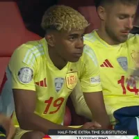 ¿Se molestó? La reacción de Lamine Yamal tras salir en la Final de España vs. Portugal por la UEFA Nations League