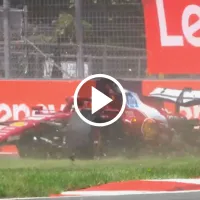 VIDEO: Fuerte accidente de Charles Leclerc en la Práctica Libre 1 del GP de Canadá 2025